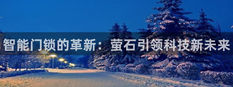金年会下载官方：智能门锁的革新：萤石引领科技新未来