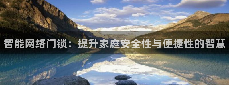 金年会娱乐app：智能网络门锁：提升家庭安全性与便捷性的智慧