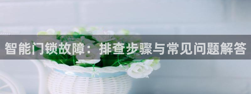 金年会官网app下载：智能门锁故障：排查步骤与常见问题解答