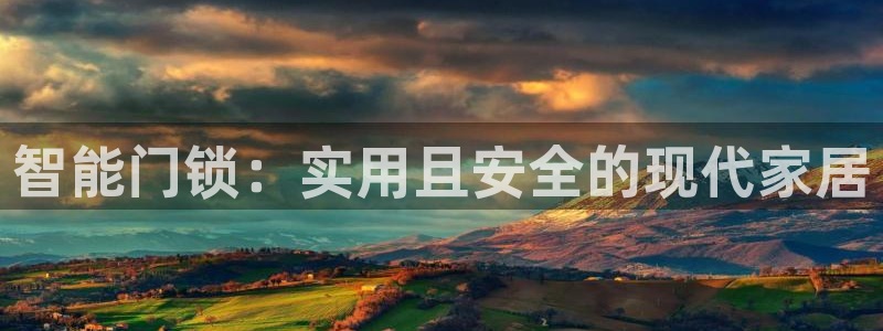 金年会不给提现：智能门锁：实用且安全的现代家居