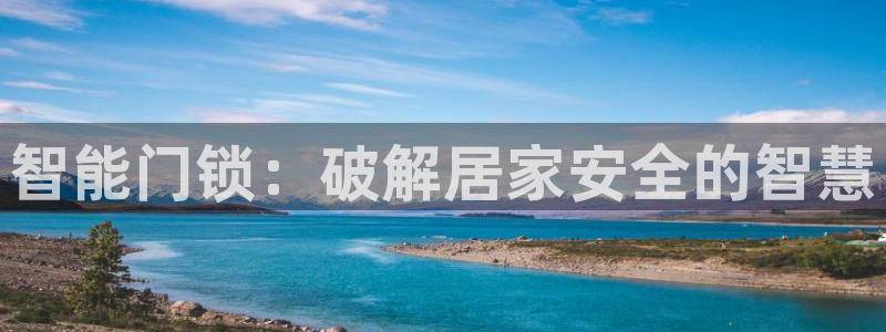 体育金年会：智能门锁：破解居家安全的智慧