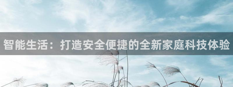 金年会体育下载app：智能生活：打造安全便捷的全新家庭科技体