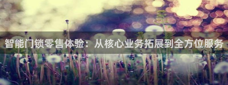 金年会com：智能门锁零售体验：从核心业务拓展到全方位服务