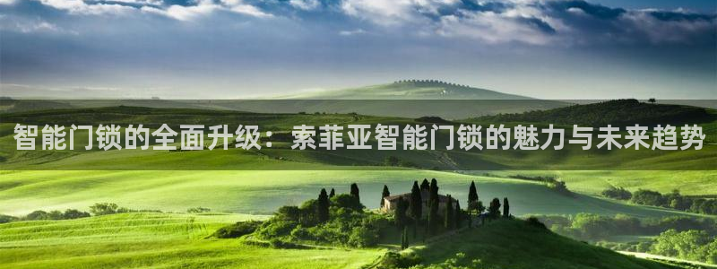 金年会网页版登陆：智能门锁的全面升级：索菲亚智能门锁的魅力与