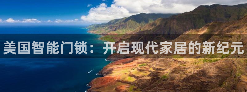 金年会体育平台入口：美国智能门锁：开启现代家居的新纪元
