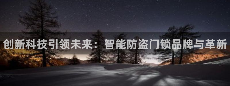 金年会 金字招牌：创新科技引领未来：智能防盗门锁品牌与革新