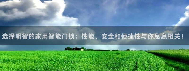 金年会登录入口：选择明智的家用智能门锁：性能、安全和便捷性与