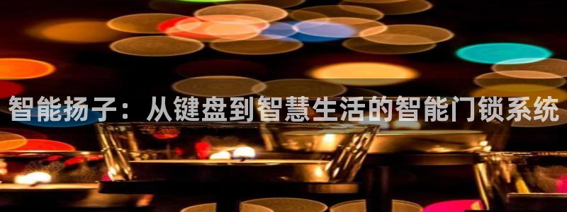 金年会官方入口：智能扬子：从键盘到智慧生活的智能门锁系统