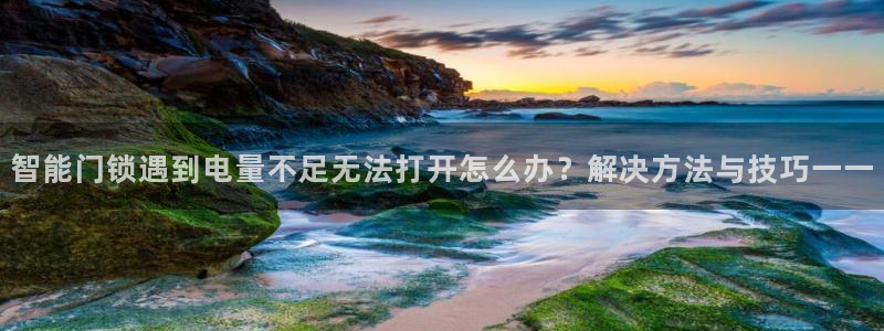 金年会app在线：智能门锁遇到电量不足无法打开怎么办？解决方