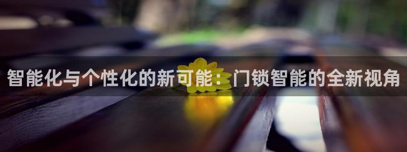 金年会体育官方网站：智能化与个性化的新可能：门锁智能的全新视