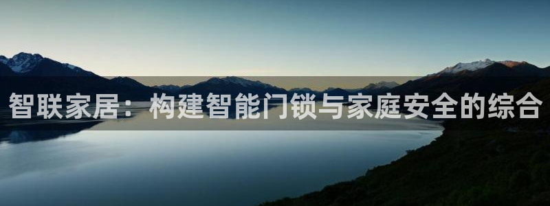 金年会官方网站入口：智联家居：构建智能门锁与家庭安全的综合