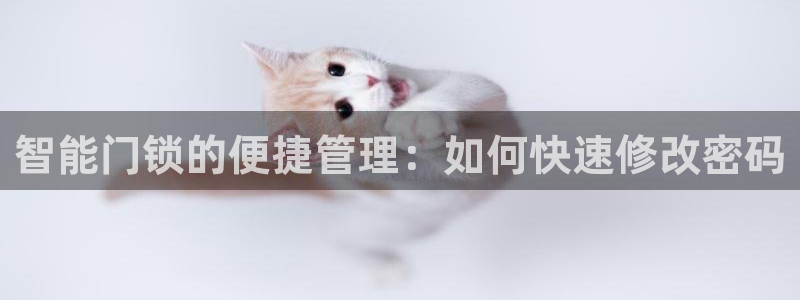 金年会娱乐官网：智能门锁的便捷管理：如何快速修改密码