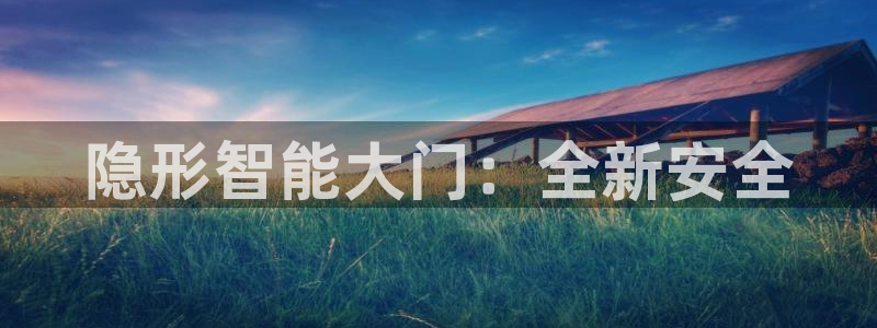 金年会金年华：隐形智能大门：全新安全