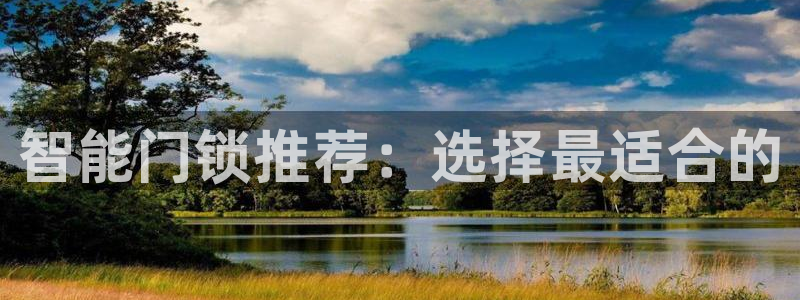 金年会吧：智能门锁推荐：选择最适合的