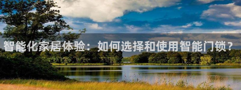 金年会赞助商：智能化家居体验：如何选择和使用智能门锁？
