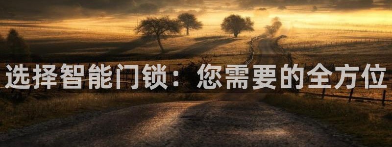 金年会投注官网：选择智能门锁：您需要的全方位