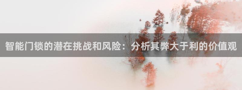 金年会VIP：智能门锁的潜在挑战和风险：分析其弊大于利的价值