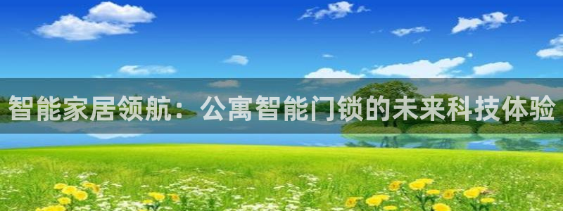 金年会 平台：智能家居领航：公寓智能门锁的未来科技体验