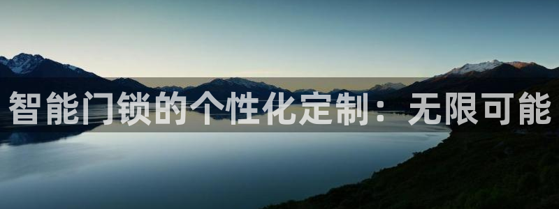 金年会 信誉至上：智能门锁的个性化定制：无限可能